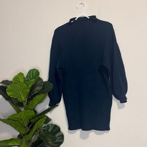 Dark Green Sweater Tunic/mini Dress M/L